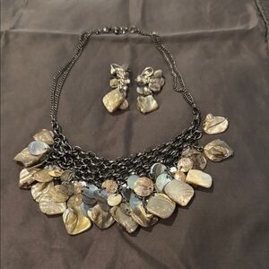 Beautiful necklace and earrings